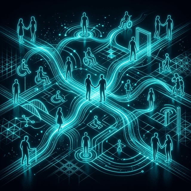 Representación visual de Auditoría de Accesibilidad - Estudio Salazar